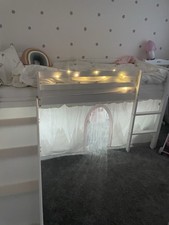 Kids White Wooden Bunk Beds