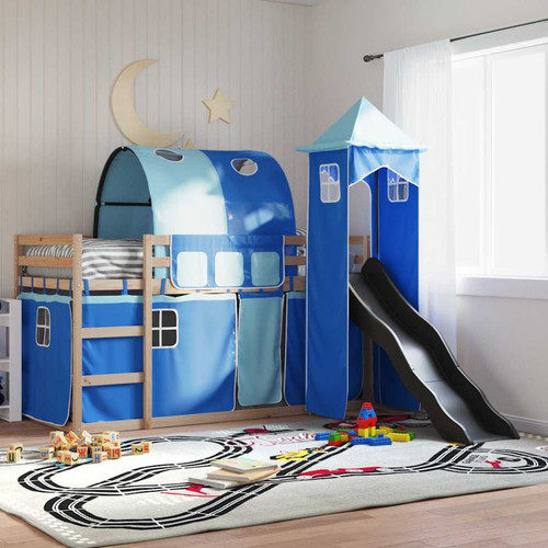 Bunk bed solid pine 80x200cm - bed,