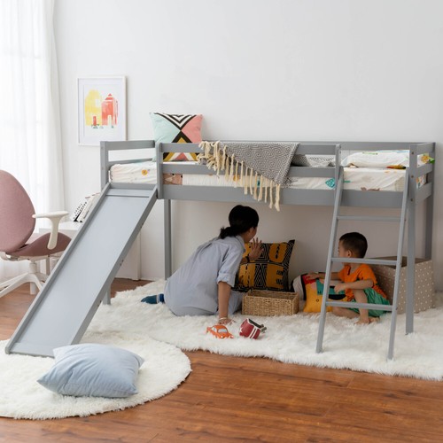Mid sleeper bed with slide - sleeper,