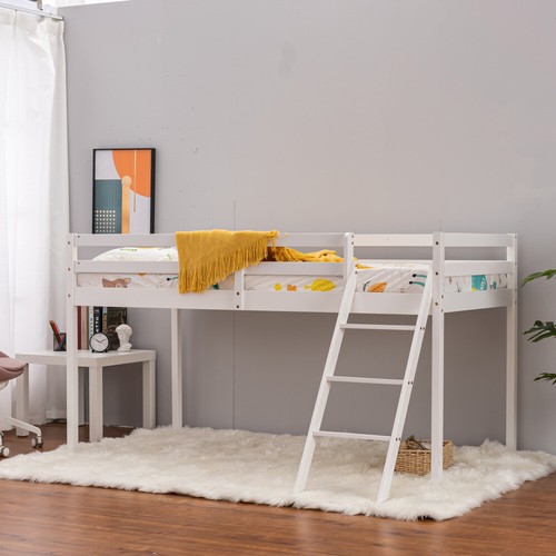 White kid bunk bed mid - kid,